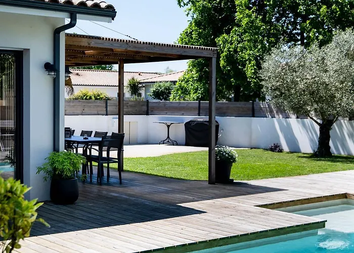 Superbe Avec Piscine Villa Le Teich